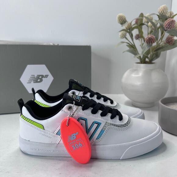 New Balance Numeric Jamie Foy 306 Sneakers White NM306WAV Men's 6/Women 7.5 NWB - Picture 1 of 10